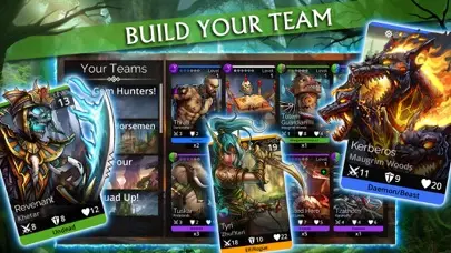 Gems of War battle screen